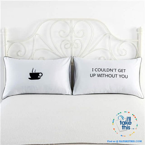 Image of Wake up with your loved one with these novelty pillows for those special occasions - I'LL TAKE THIS