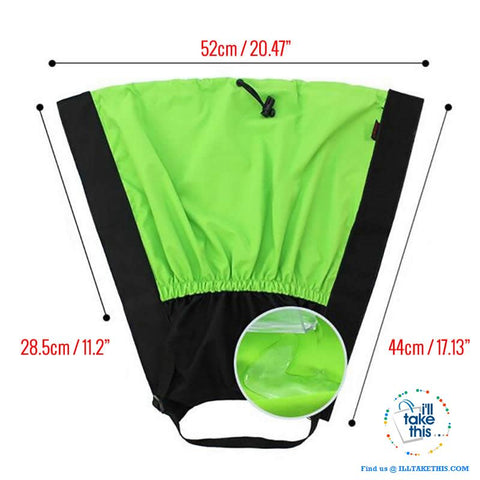 Image of Water resistance leg protectors for your next Outdoor venture, suits Show, Camping and Hiking or next Fishing trip - I'LL TAKE THIS