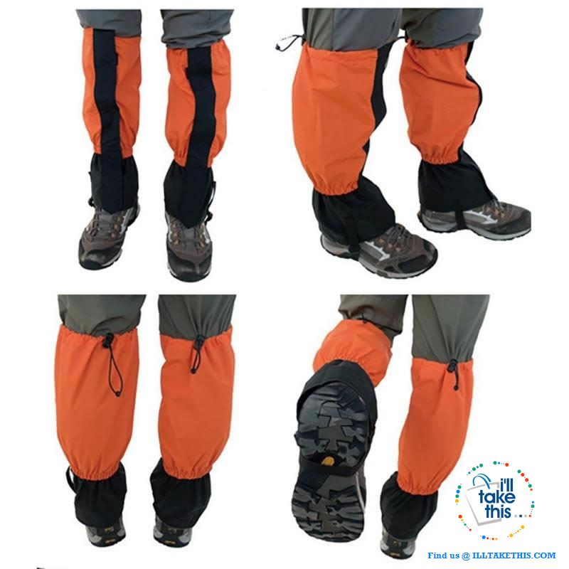 Water resistance leg protectors for your next Outdoor venture, suits Show, Camping and Hiking or next Fishing trip - I'LL TAKE THIS