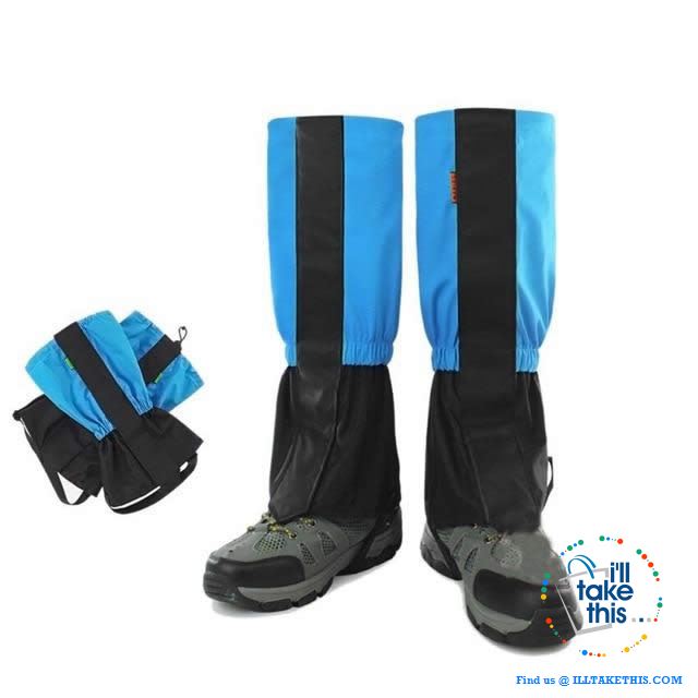 Water resistance leg protectors for your next Outdoor venture, suits Show, Camping and Hiking or next Fishing trip - I'LL TAKE THIS