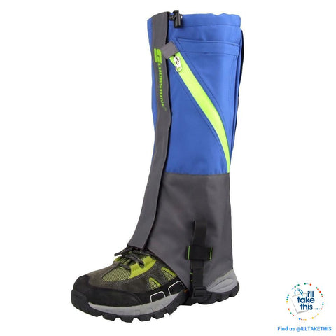 Image of Waterproof Camping, Hiking Snow Leg Gaiters, 2 Layers of protection - 4 Color Options - I'LL TAKE THIS