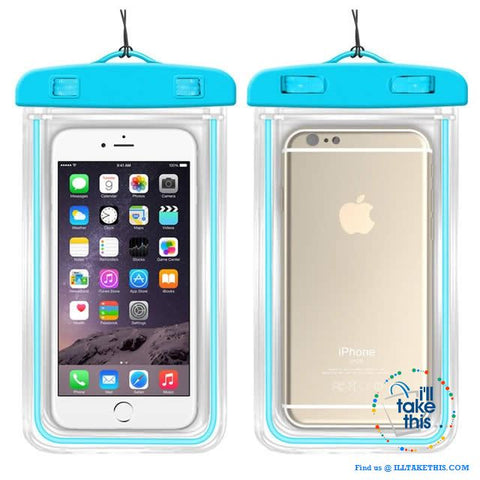 Image of Waterproof Mobile Phone Case For Smartphones, Clear PVC Sealed Underwater Cell Smart Phone protector - I'LL TAKE THIS