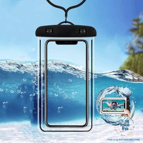 Image of Waterproof Mobile Phone Case For Smartphones, Clear PVC Sealed Underwater Cell Smart Phone protector - I'LL TAKE THIS