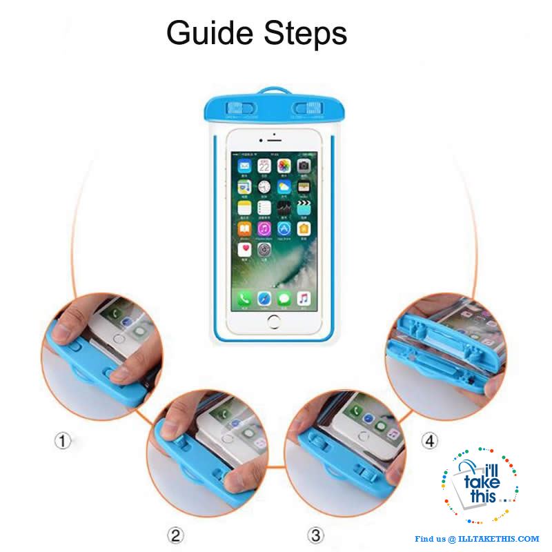 Waterproof Mobile Phone Case For Smartphones, Clear PVC Sealed Underwater Cell Smart Phone protector - I'LL TAKE THIS