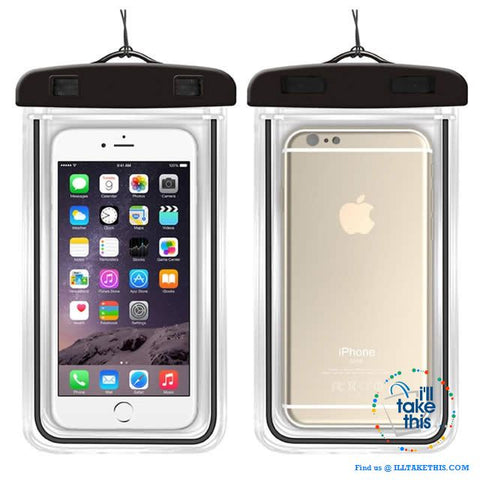 Image of Waterproof Mobile Phone Case For Smartphones, Clear PVC Sealed Underwater Cell Smart Phone protector - I'LL TAKE THIS