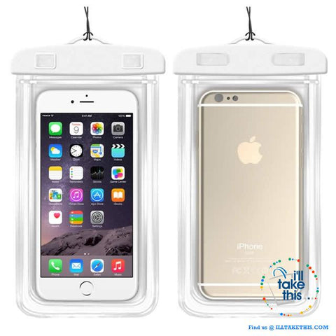 Image of Waterproof Mobile Phone Case For Smartphones, Clear PVC Sealed Underwater Cell Smart Phone protector - I'LL TAKE THIS