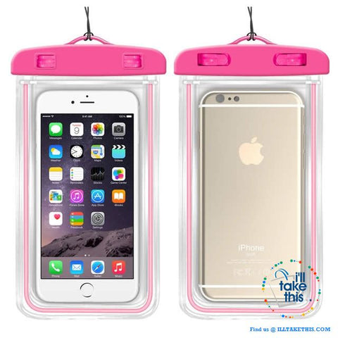 Image of Waterproof Mobile Phone Case For Smartphones, Clear PVC Sealed Underwater Cell Smart Phone protector - I'LL TAKE THIS