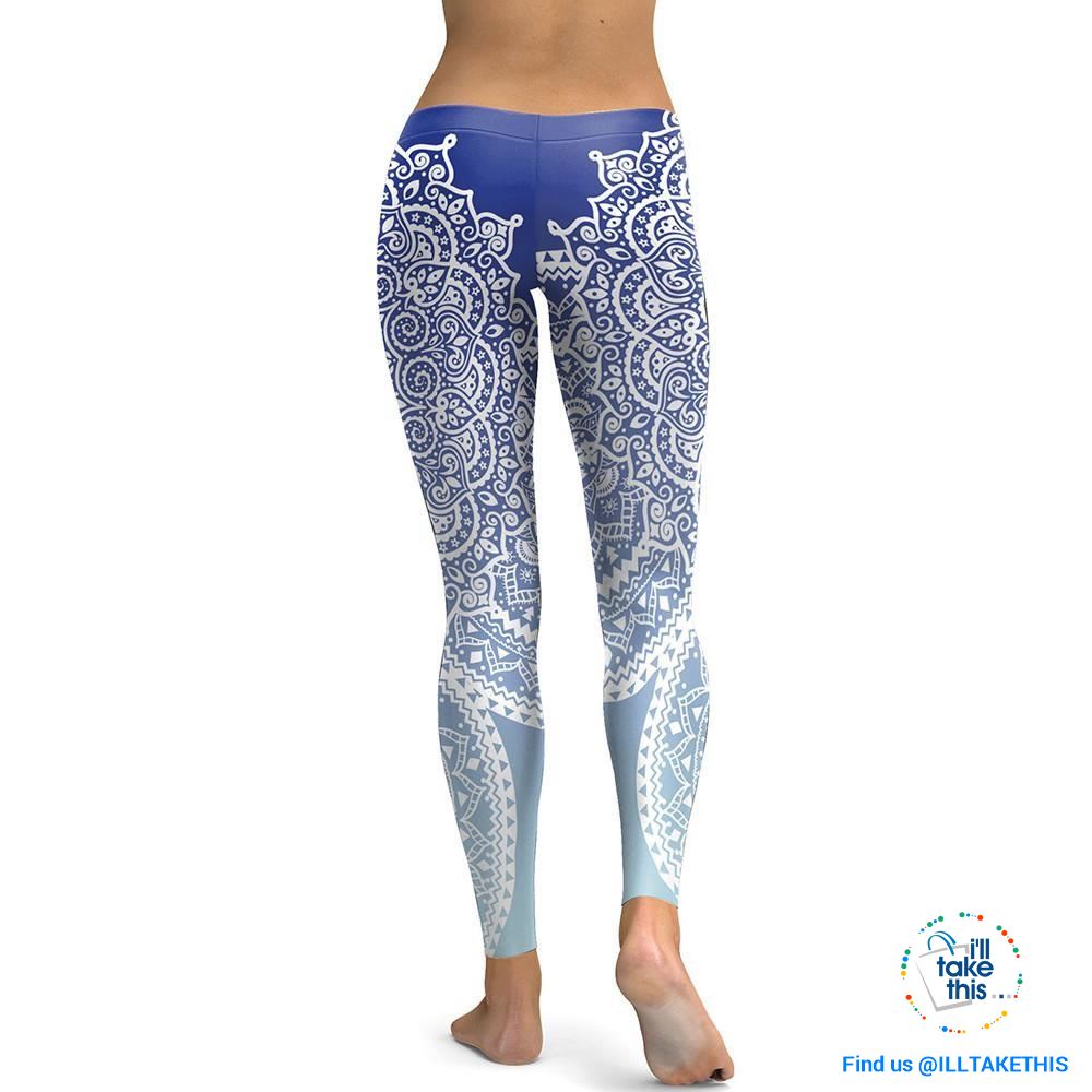 Women's Leggings Fresh Lotus Digital Print Autumn Collections - Yoga, Pilates or Fitness Workout - I'LL TAKE THIS