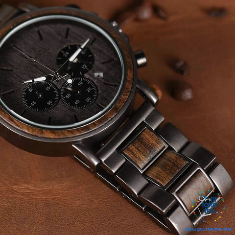 Image of Unique Wooden Watches with Date Display individually designed to impress - I'LL TAKE THIS