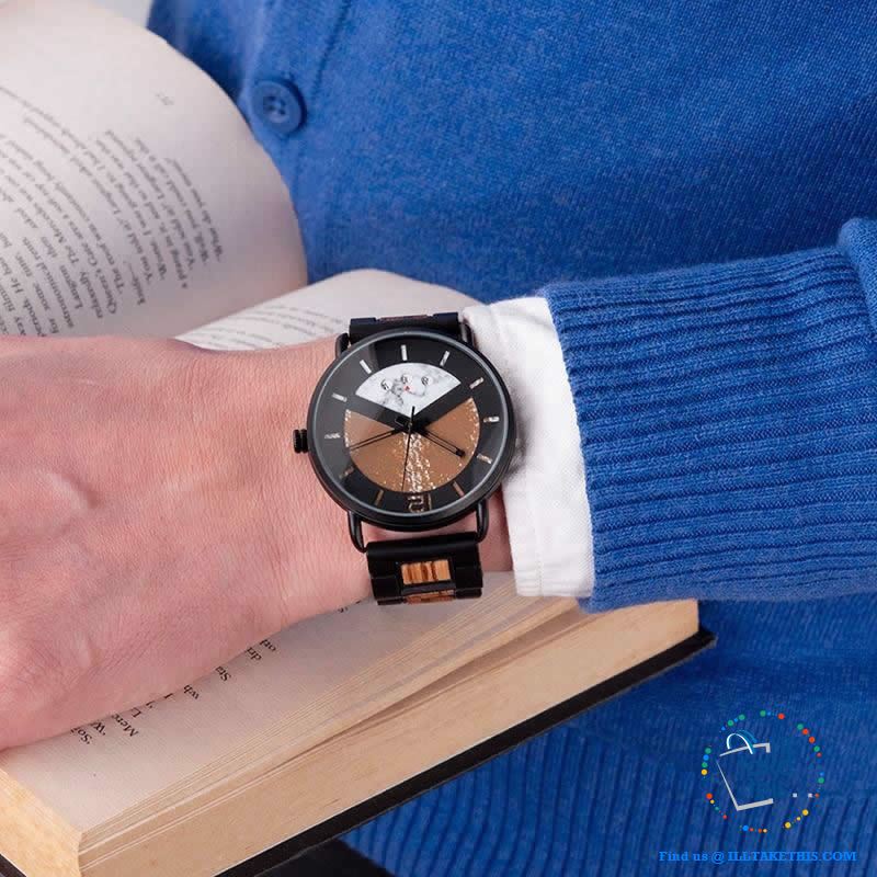 Wood Metal Men's and Women's Luxury style Watches, the Ultimate Timepieces with date display - I'LL TAKE THIS