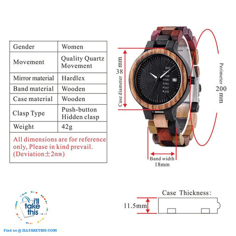 Image of Men's and Women's Couples Wooden Watches - Ideal His and Hers gift idea - I'LL TAKE THIS