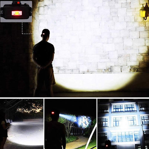 Image of Super Bright -13000 Lumens 4 Mode Triple LED Headlamp w/wo Batteries / Power charger - I'LL TAKE THIS