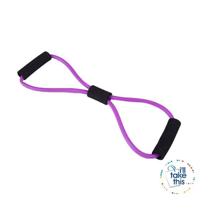Yoga Resistance Bands 7 Colors, Latex rubber Ideal Resistance/Fitness and Stretch equipment - I'LL TAKE THIS