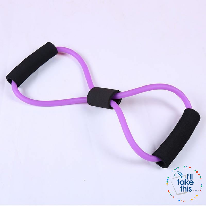 Yoga Resistance Bands 7 Colors, Latex rubber Ideal Resistance/Fitness and Stretch equipment - I'LL TAKE THIS