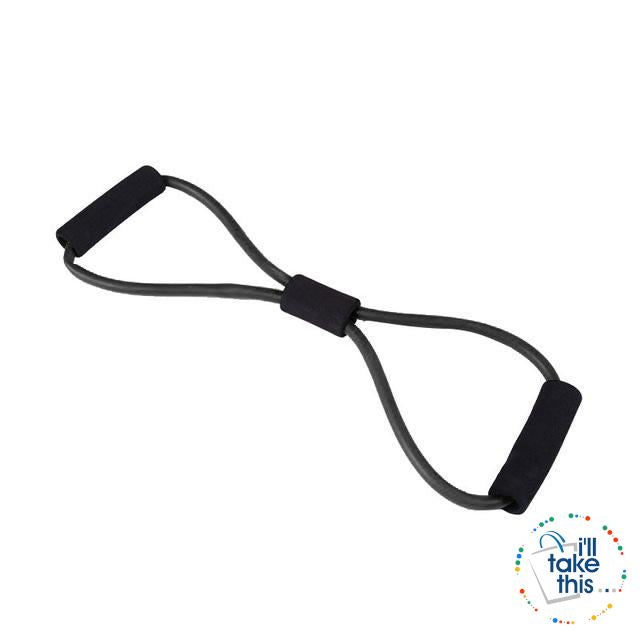 Yoga Resistance Bands 7 Colors, Latex rubber Ideal Resistance/Fitness and Stretch equipment - I'LL TAKE THIS