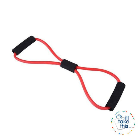 Image of Yoga Resistance Bands 7 Colors, Latex rubber Ideal Resistance/Fitness and Stretch equipment - I'LL TAKE THIS