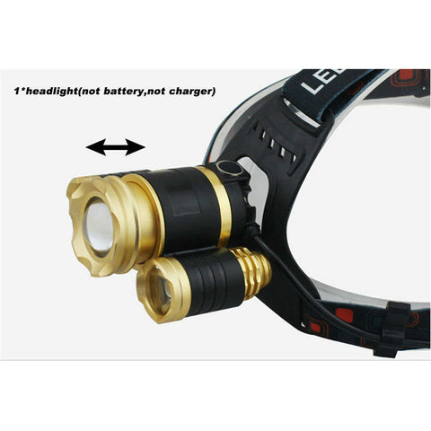 Image of 📣 Headlamp Zoomable Ultra High 10000 Lumens Headlight 3 * LED CREE XM-L T6 - I'LL TAKE THIS