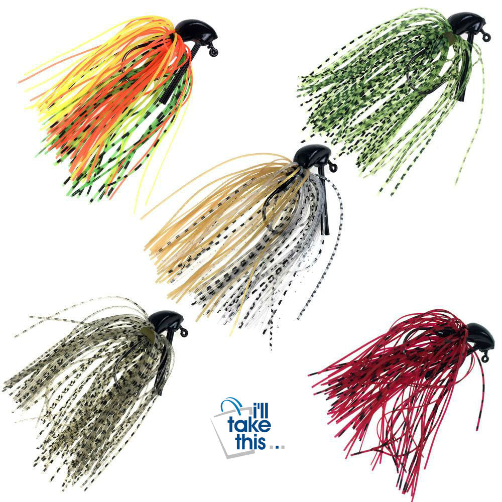 BIG Bass Fly Fishing lures, 5 Pack of Artificial Bait Mixed Colors