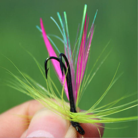 Image of Fly fishing set of 12 Lures / Hooks, imitation Butterfly + more - I'LL TAKE THIS