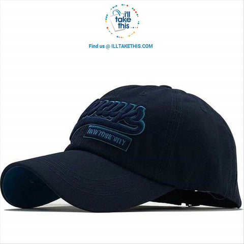 Image of New York City - Embroidery "Always 75" Men's Baseball Cap and Women's Strapback Baseball Caps - 8 Colors