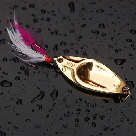 Image of Fishing Lure Metalic Shine Wobbler with Treble hook - 4 weight options. Ideal Fishing Spinner Hardbait - I'LL TAKE THIS