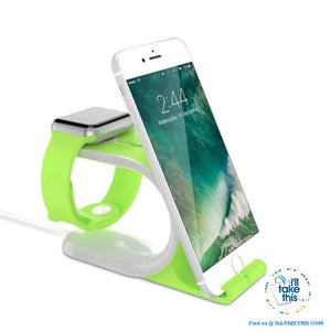 2-in-1- Multi Charging Dock/Stand for iWatch & iPhone Docking Station
