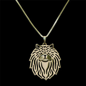 Persian Cat Pendant in Gold, Silver or Rose Gold with FREE Link chain - I'LL TAKE THIS