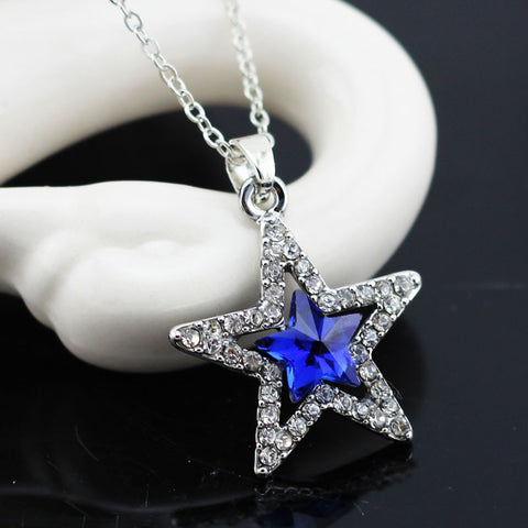Image of Crystal Star Pendant + Necklace - 6 Colors, Great fashion jewelry ⭐ - I'LL TAKE THIS