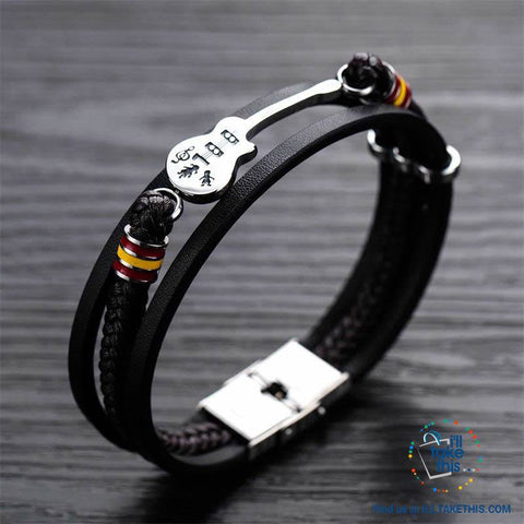 Image of Stainless Steel Guitar or Treble Clef Bracelets/Rope Bangle - Suits all! - I'LL TAKE THIS