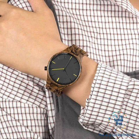 Image of Minimalist Wooden Watches, Quartz Wood Bamboo Wristwatches - Limited Edition - I'LL TAKE THIS