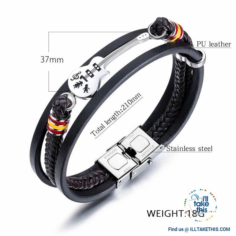 New Gift For Men Bracelet Stainless Steel Chain Punk Hand Accessories  Magnetic C | eBay