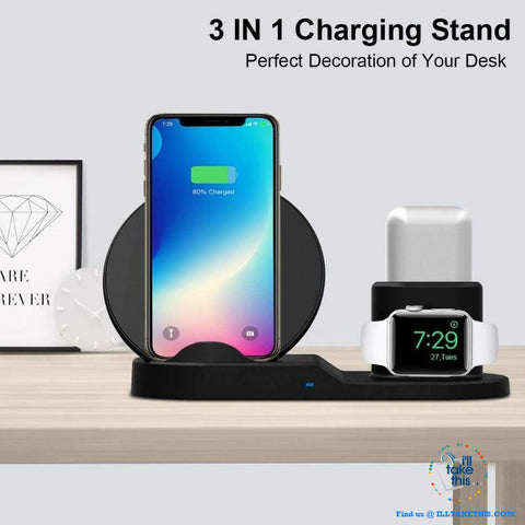 Image of 3-in-1 Apple Wireless Charger - Super Fast & Convenient 💥 - I'LL TAKE THIS