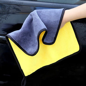 Microfiber Towel Car Cleaning - Two sizing options either 30cm/12' or 30cm/12'x60/24