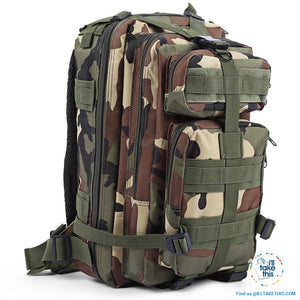 Grab your 30 Liter Tactical Camouflage Backpack for Outdoor | Sports | School | College Backpack - I'LL TAKE THIS