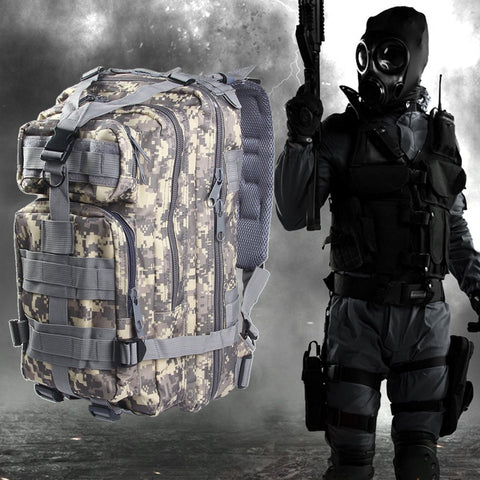 Image of Camouflage Military Tactical Backpack Hunting Assault Sport Bag. 7.92gal/30L for Camping or Trekking - I'LL TAKE THIS