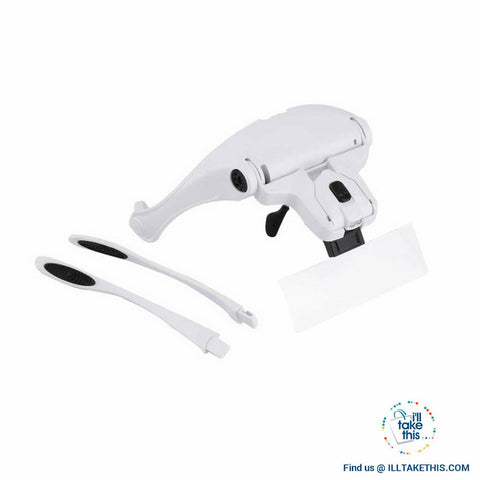 Image of Ultimate illuminated Head Magnifier - Helps You See The Tiniest Details - I'LL TAKE THIS