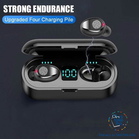 Image of Wireless Earbuds - Bluetooth V5, Superb Wireless Earphones Stereo Headphones - I'LL TAKE THIS