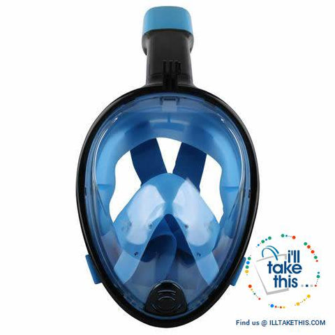 Image of Full Face Snorkel Mask - Anti Fog, Keeps Water Out And Air In! - I'LL TAKE THIS