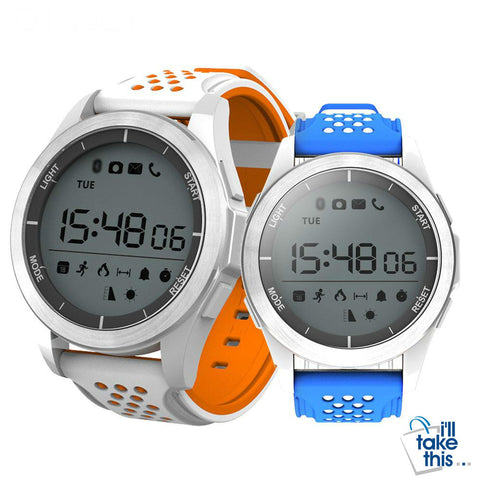 Image of Smart Watch Waterproof B’tooth 4.0. Pedometer Sport Fitness Sports Tracker B’tooth Push iOS/Android/Android - I'LL TAKE THIS
