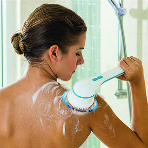 5 in 1 Cleaning Body Bath Scrubber, Massage Brushes - all you'll need for an in-home Spa experience