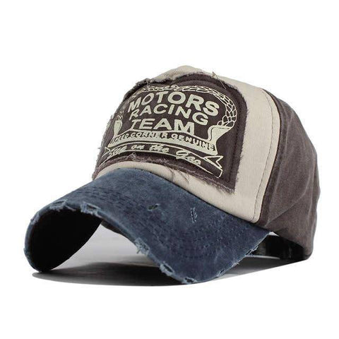 Image of Distressed Vintage Baseball Cap, Strapback cap 100% Cotton with 8 Color Options