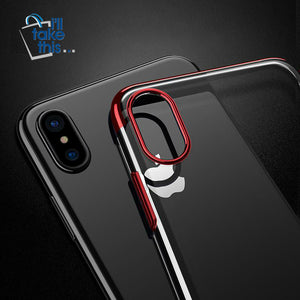 iPhone X Cases Transparency Plastic Case For iPhone X Ultra Thin Protective Shell
