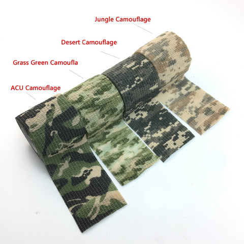 Image of Camouflage Waterproof tape Jungle Army style Camouflage Stealth Tape Suit Outdoor Hunting + Shooting - I'LL TAKE THIS