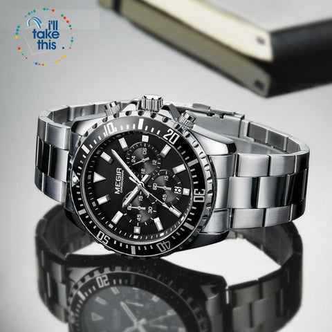 Image of Men's Luxury Chronograph Business Watch ⌚ Quartz movement - I'LL TAKE THIS