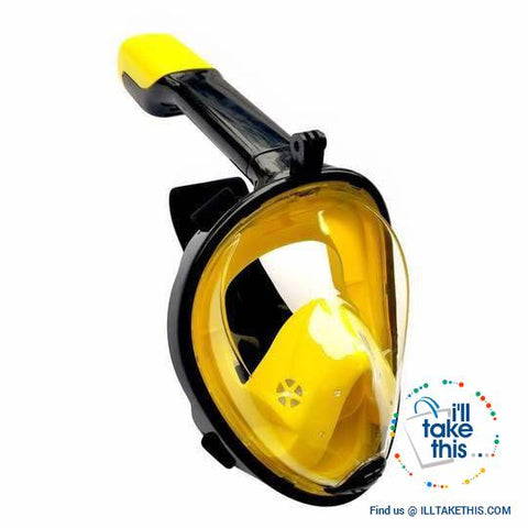 Image of Full Face Snorkel Mask - Anti Fog, Keeps Water Out And Air In! - I'LL TAKE THIS