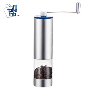 Portable Hand Coffee Grinder Capacity for 2 People
