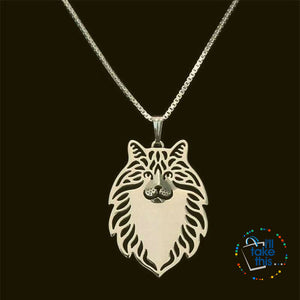 Norwegian Forest Cat With FREE Chain Necklace