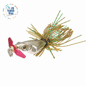 Mini BASS Fishing lures, with Siren Propeller & Lifelike 3D Fisheye for added Attraction 5.5cm 25g - I'LL TAKE THIS