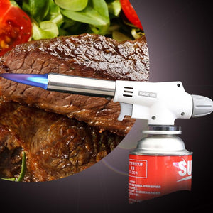Cooking Camping Food Prep Portable Gas Torch Butane Burner Wind Proof Fully Auto Electronic ignition - I'LL TAKE THIS