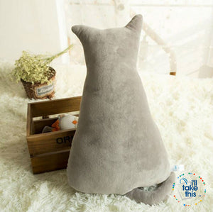 Super Cute soft plush back shadow CAT Stuffed cushion cartoon pillow 45cm/17.7'